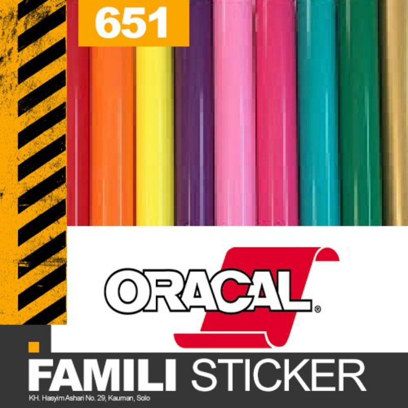 Sticker ORACAL 651 glossy