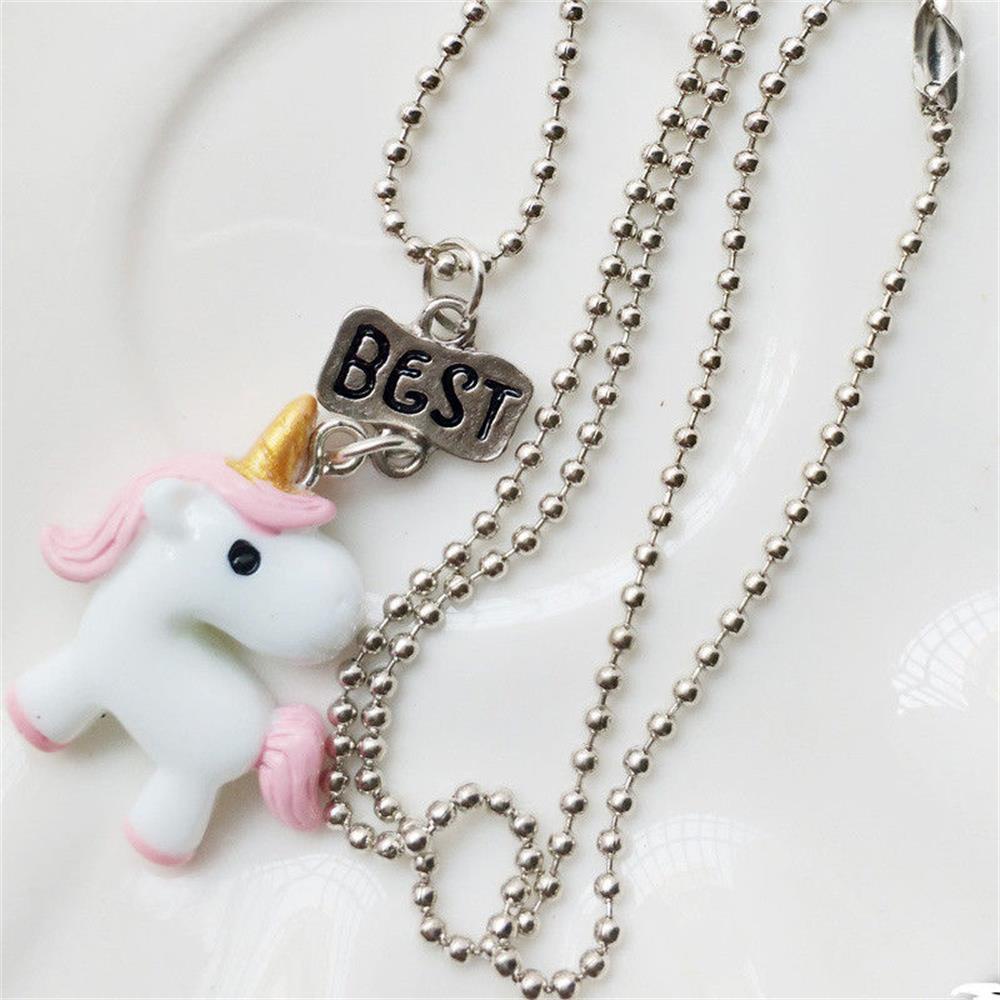 3pcs / Set Kalung Rantai Manik-Manik Tulisan Best Friend Forever Untuk Hadiah