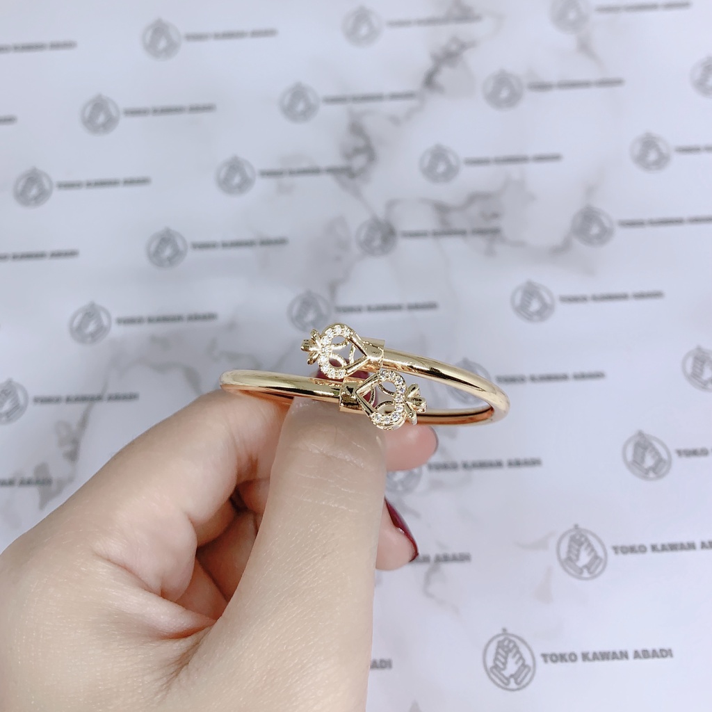 Gelang Tangan Xuping Gold Anak Perempuan Permata Ring Full *09