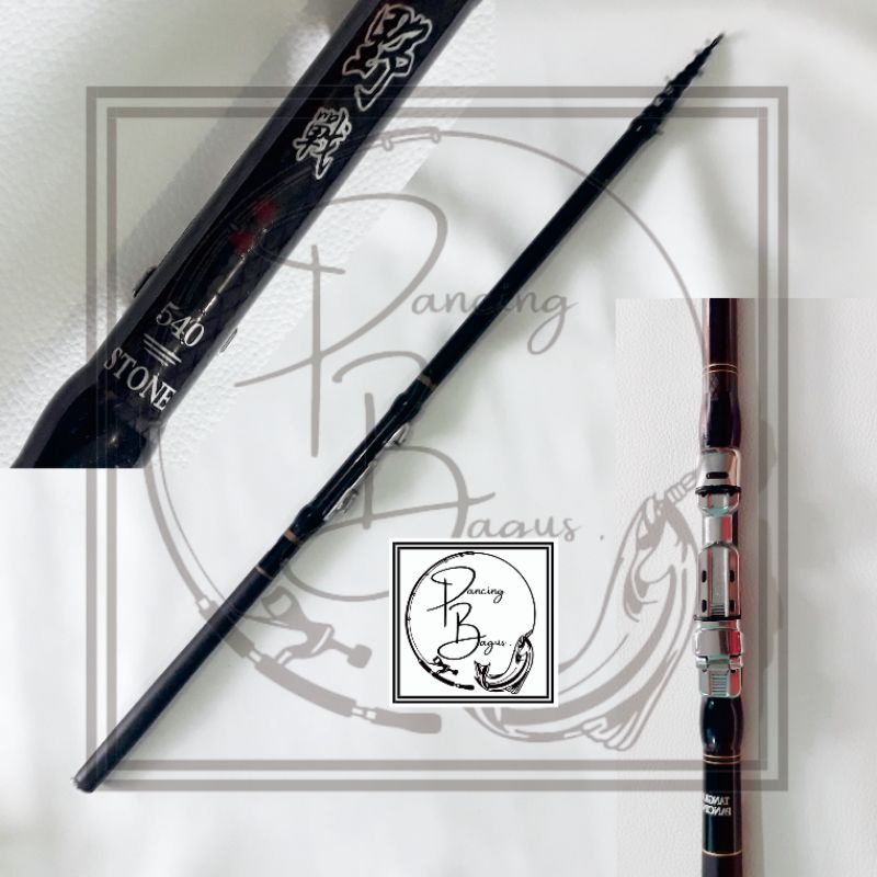 Joran Pancing Tegek Carbon Oregon Stone 540 Carbon Set Kolong Murah Original