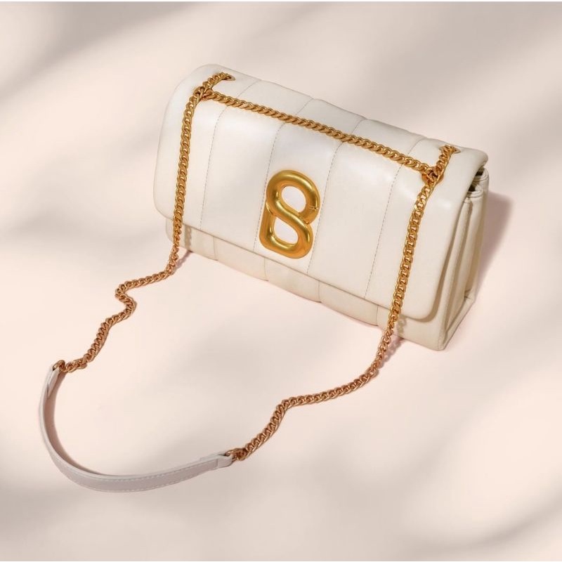 Nora Flap Bag Buttonscarves - Cream