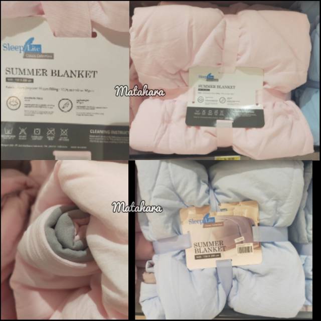 ACE Sleep Lite Selimut Microfiber Fleece Selimut Summer Blanket Selimut Lembut size 150 x 200 cm