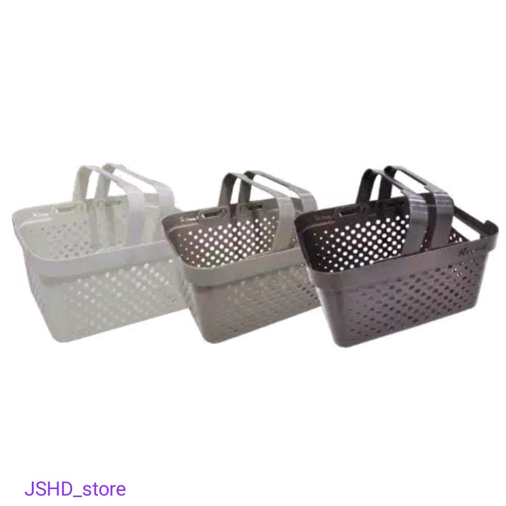 Keranjang Serbaguna Kecil Hawaii Luxio (s)-Keranjang Plastik-Keranjang Susun