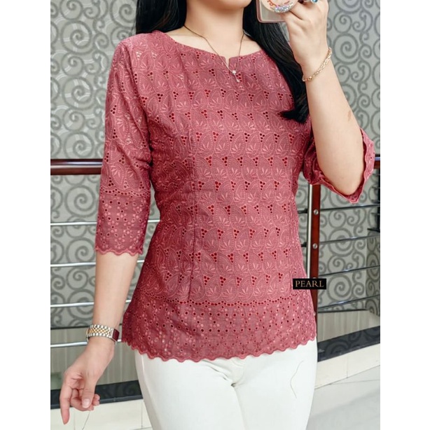 Blus Katun Bolong PEARL 3