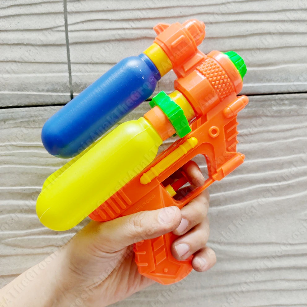 Pistol Air PA34A 3 TABUNG Warna RANDOM Tembak Water Blaster