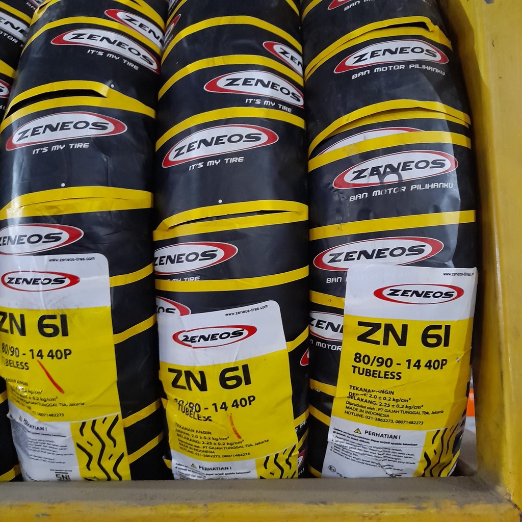 Ban motor matic Zeneos ZN61 80 90 14 tubeless