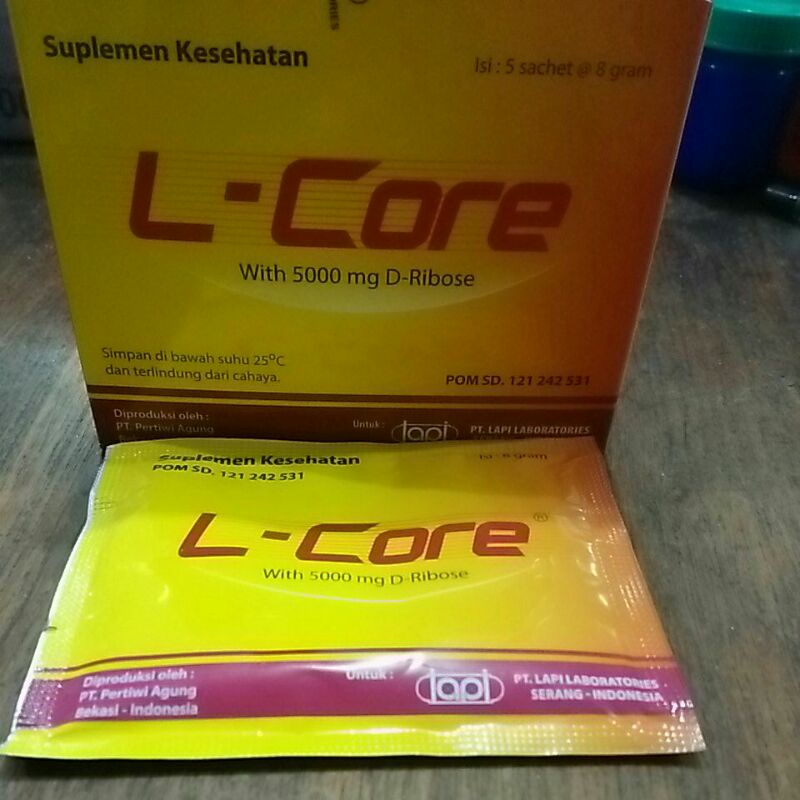 L - core sachet serbuk