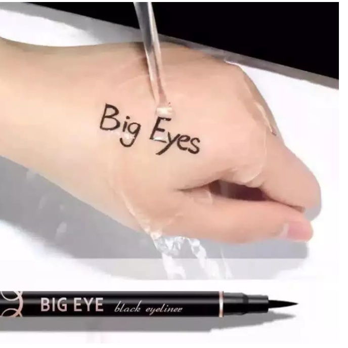 Aiyi Pensil Alis Eyeliner Korea Cair Warna Hitam Anti Air