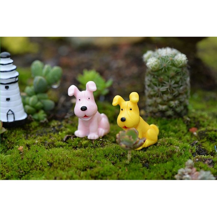 Miniatures - Terrariums - Fairy Garden - Animal_Dogs (4pcs)