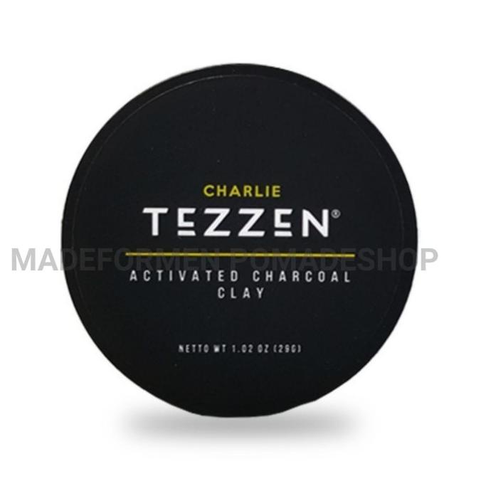 Tezzen Charlie Clay Charcoal Tezzen Charlie Clay Mini Free Sisir Saku