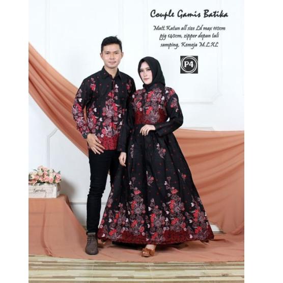 G-OCO ☀ Couple Batik Mama Papa (Kemeja & Gamis ) top produk