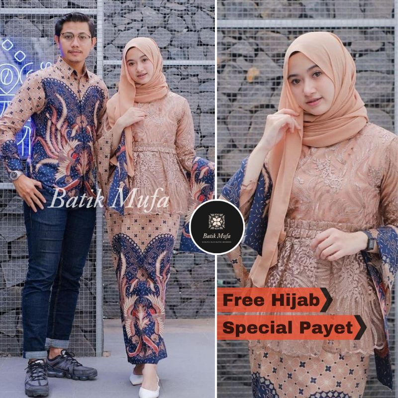 kebaya batik couple adelia halim | kebaya wisuda kebaya lamaran, tunangan