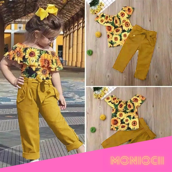KD ST CACA KS baju anak perempuan set baju anak umur 3 4 5 tahun setelan anak cewek lucu