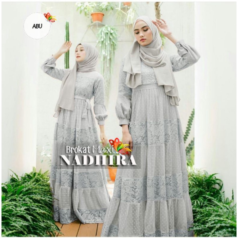 MAXY NADHIRA, BRUKAT PREMIUM, GAMIS HIJAB MUSLIM, MAXY DRESS