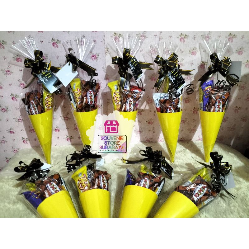 Cone snack || Snack Ultah cone || Paket snack ultah mini || Bingkisan ultah anak