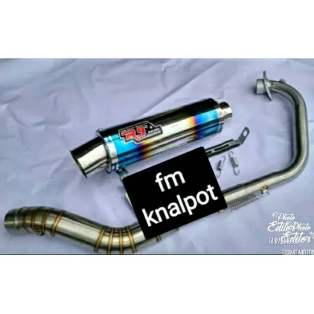 KNALPOT R9 SATRIA FU INJEKSI &GSX | Shopee Indonesia