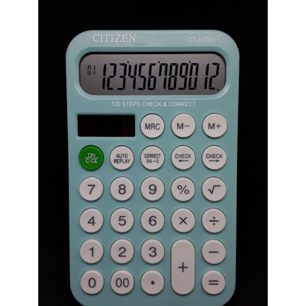 

kalkulator / calculator dagang wrna keren ct 6000