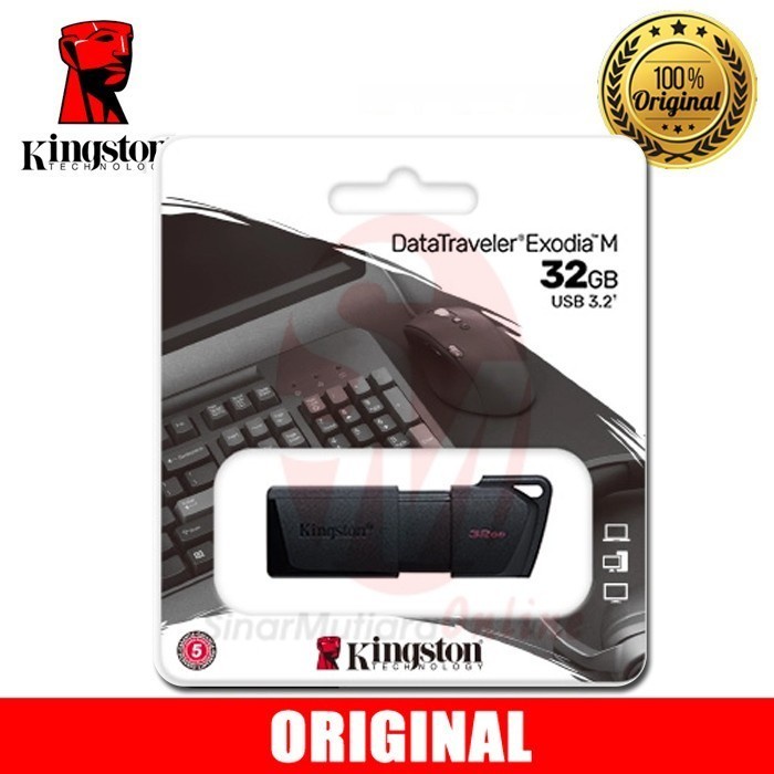 FLASHDISK KINGSTON DATATRAVELER DT-EXODIA M - 32GB DTXM USB 3.2