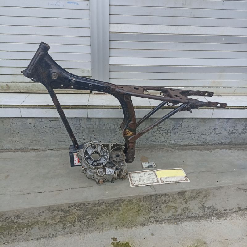 Rangka frame cg 110 bpkb stnk honda cg 82 AE pacitan