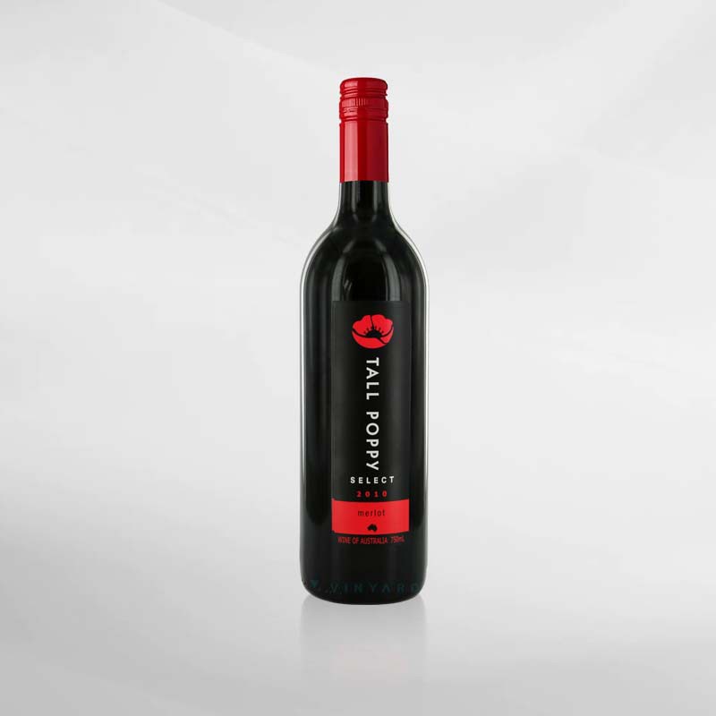 Tall Poppy Merlot 750 Ml ( Original &amp; Resmi By Vinyard )