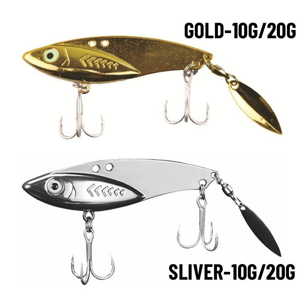 Top 2pcs Electroplate Metal Fishing Tenggelam Ikan Kecil Warna-Warni Memimpin Casting