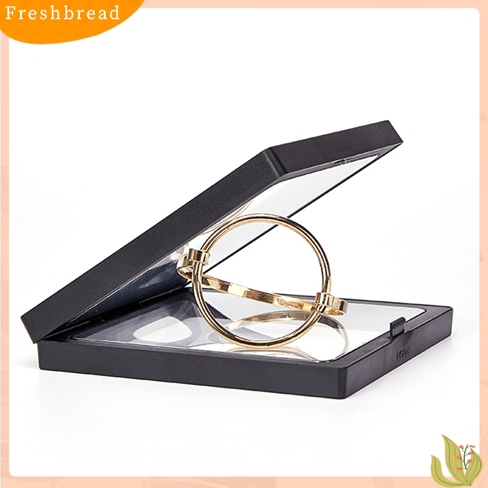 (Fresh) Kotak Stand Holder Display Perhiasan Cincin/Gelang Model Floating Transparan