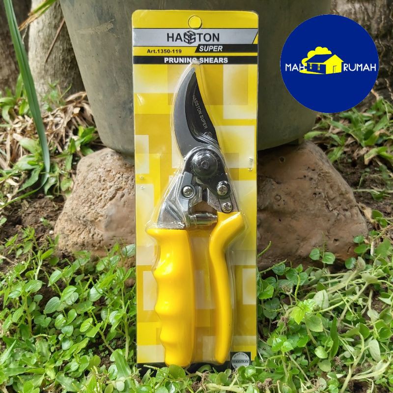 Gunting Dahan Stek Ranting Tanaman Bonsai ROTATING HANDLE Stainless 8&quot; 8in - HASSTON PROHEX 1350-119