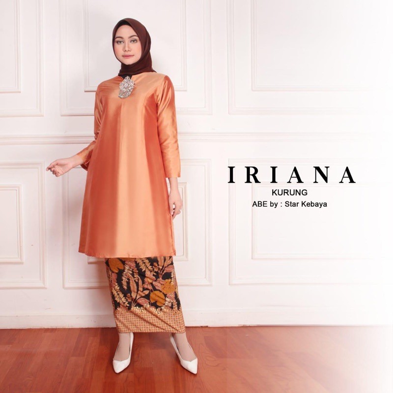 AZURAH SCRAF // Baju Kurung Melayu Malaysia Modern Wanita Iriana (Atasan saja)