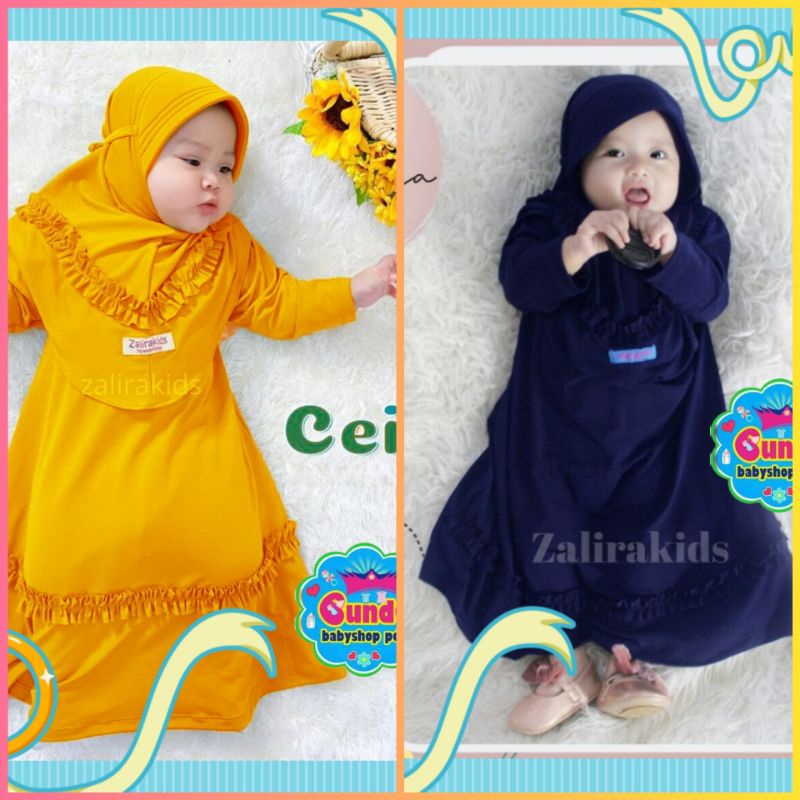 Gamis Bayi Ceisya Series by Zalira Kids