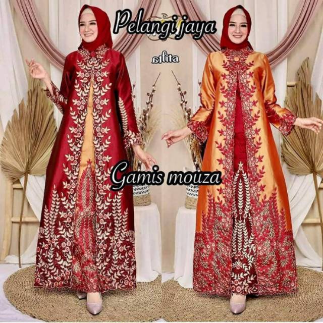 Terbaru gamis mouza pelangi jaya mewah