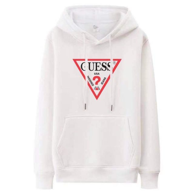⭐️⭐️⭐️⭐️⭐️HOODIE New Guess spot unisex hooded  trend printing hoodie LOGO SABLON / LOGO PRINTED PREM
