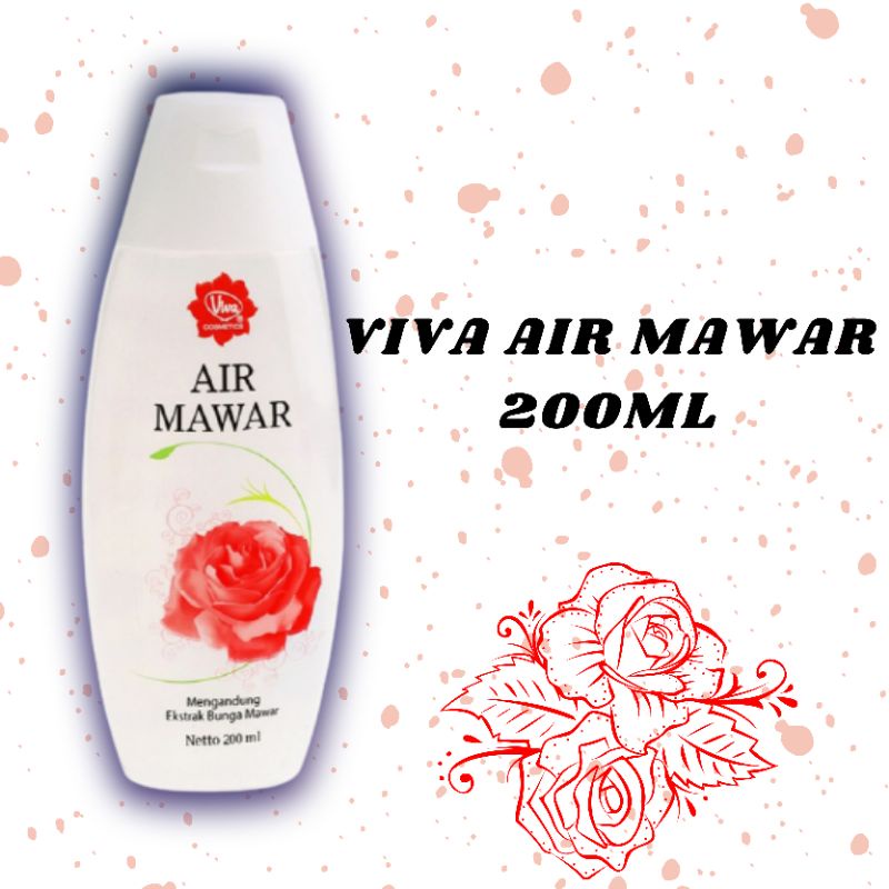 Viva Air Mawar 200 ml (Baru ukuran besar)