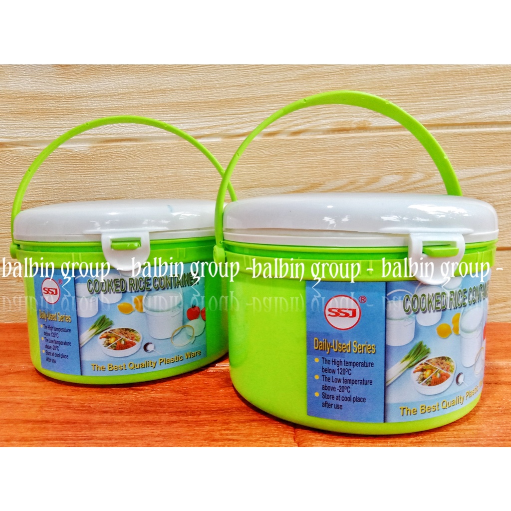 RANTANG NASI DAN LAUK /RANTANG SUSUN SATU/COOKED RICE CONTAINER/THE BEST QUALTY PLASTIC WARE/COD-BAYAR DITEMPAT