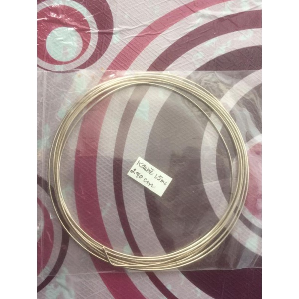 kawat loading antena sepuhan perak 1,5 MM 240CM