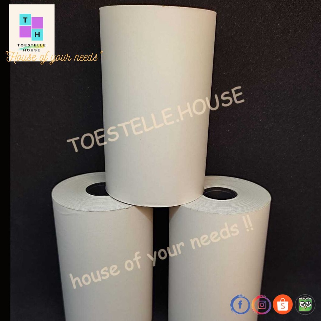 Jual Kertas Thermal Kertas Struck Thermal Paper Roll Resi Kasir Bank Toko Kelontong