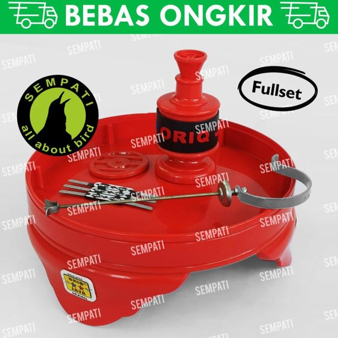 TEBOK PVC ORIQ JAYA FULLSET ION GANTUNGAN SANGKAR BURUNG LOVEBIRD TBOJ