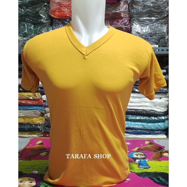 KAOS OBLONG POLOS V NECK/KAOS DALAMAN PRIA/KAOS POLOS PRIA