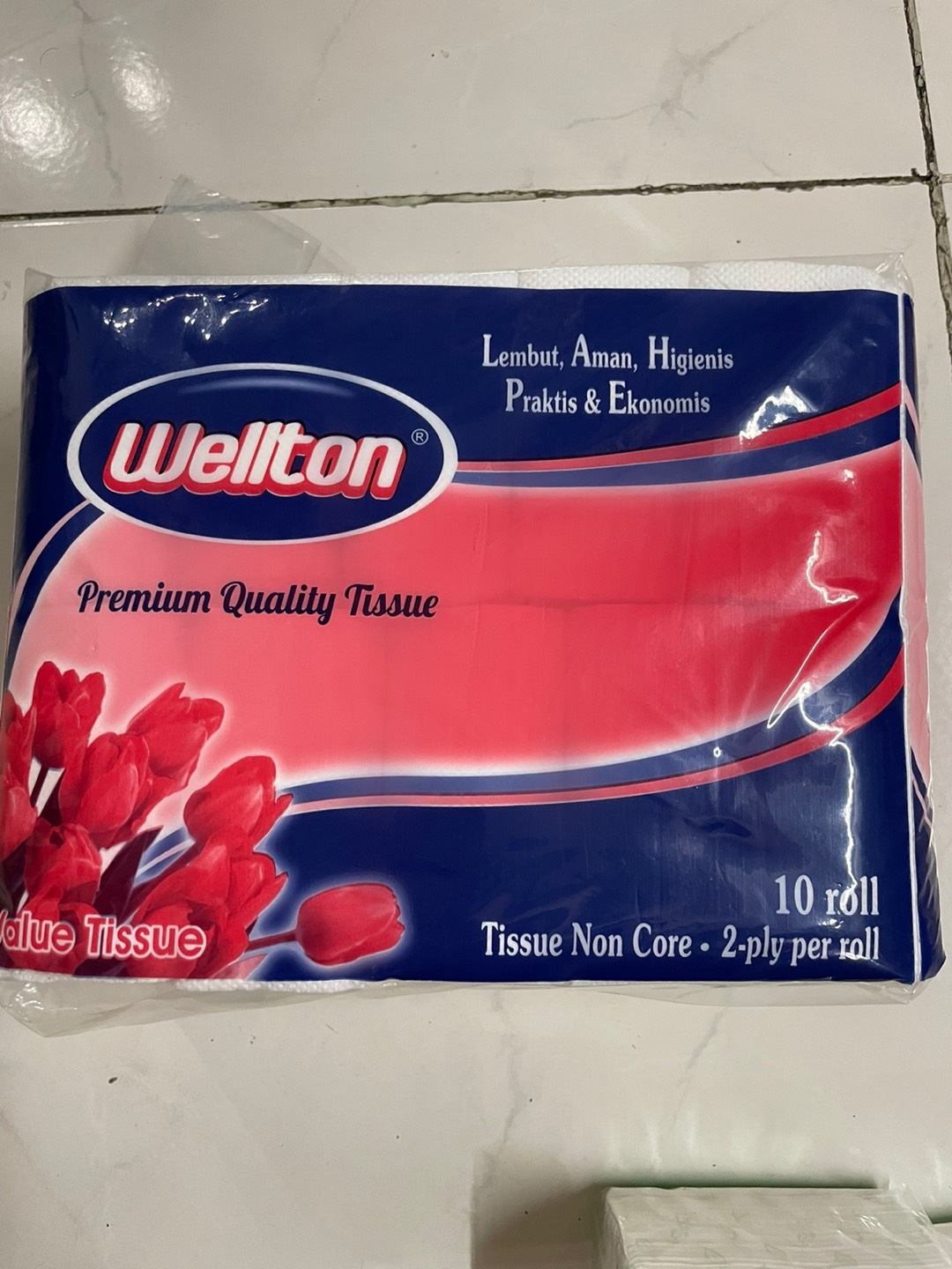 Tissue Coreless Welton - Tissue Gulung - Tissue Roll -10 Roll