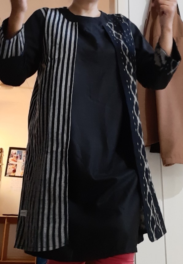 Shanaya Batik Tunik Tenun Kombinasi Toyobo Tenun Original