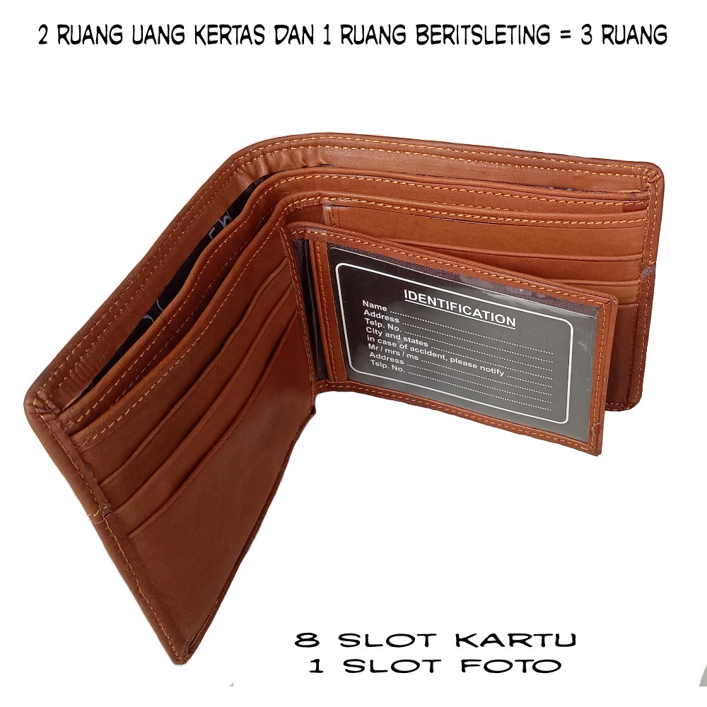 Dompet Pria Kulit Asli / Dompet Kulit Pria Distro / Dompet Pria Keren / Dompet Pria Murah