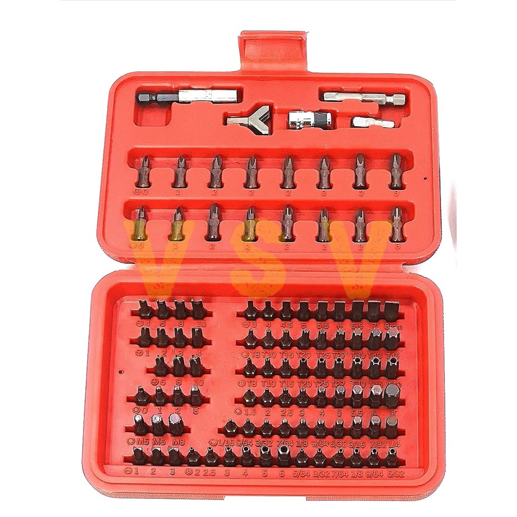 GESTAR screwdriver bit set 100 pcs / mata obeng set 100 pcs GESTAR