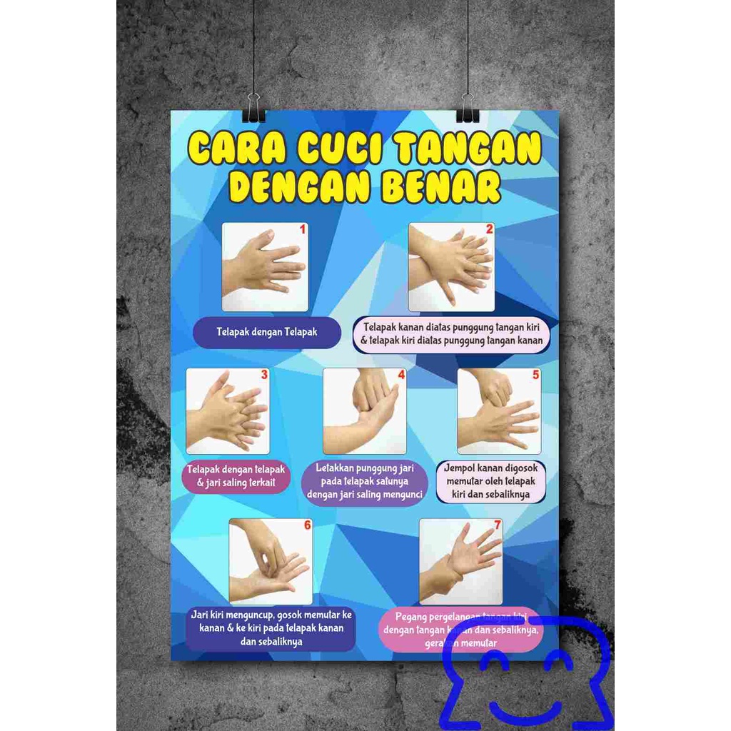 

Poster Cuci Tangan Yang Benar