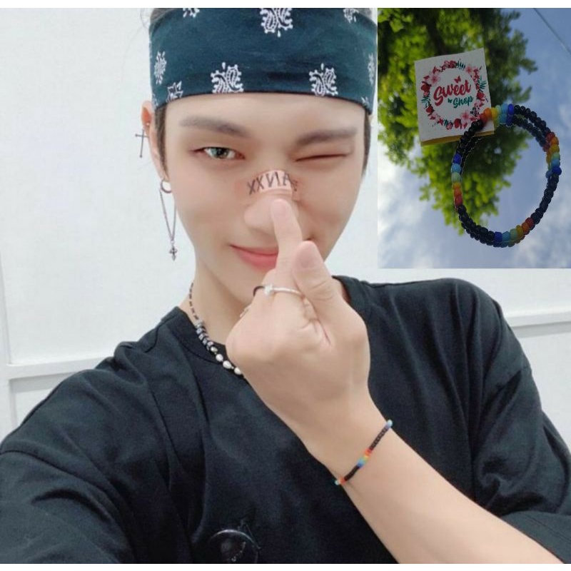 WOOYOUNG ATEEZ BRACELET BEADS | GELANG WOOYOUNG ATEEZ KPOP