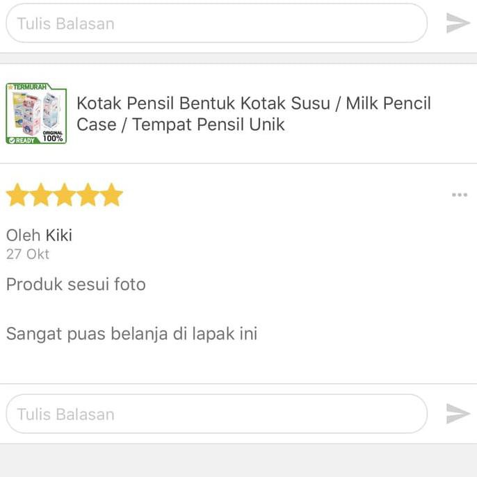 

Kotak Pensil Bentuk Kotak Susu / Milk Pencil Case / Tempat Pensil Unik - Merah Alfredo87 Ayo Beli