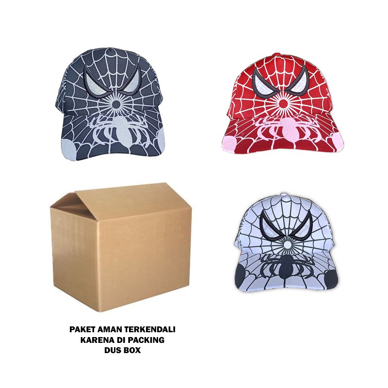 Marvel Spiderman Sintong Suede Topi Anak Laki-Laki