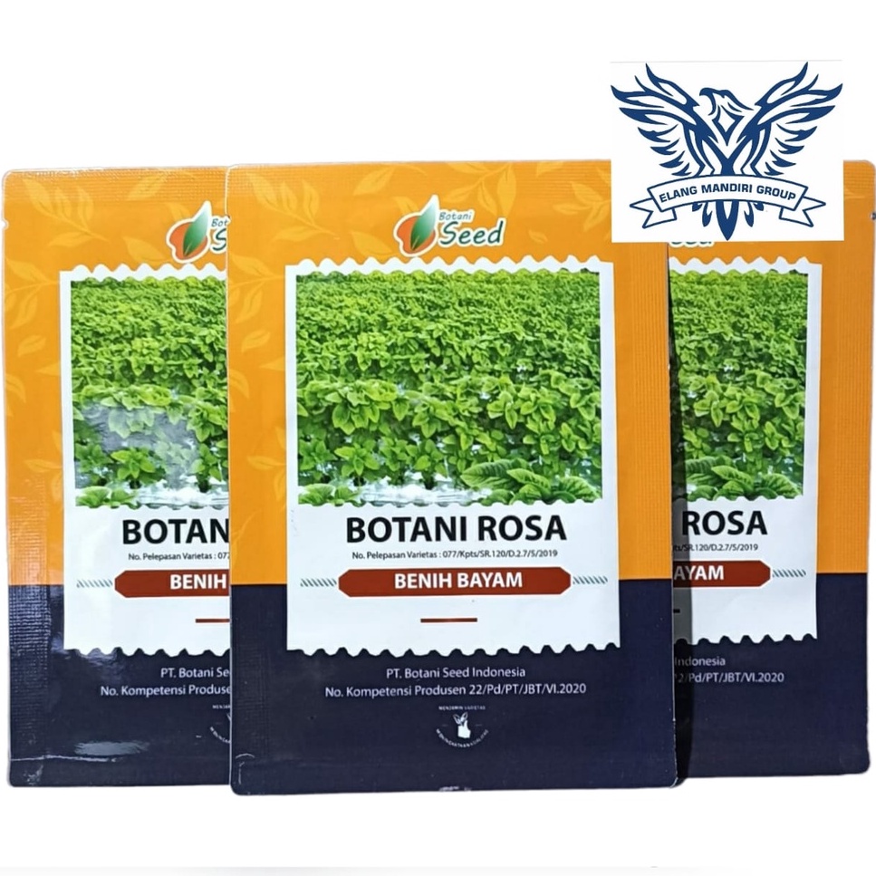 Benih Bibit Bayam Hijau Rosa 5 gr Botani Seed