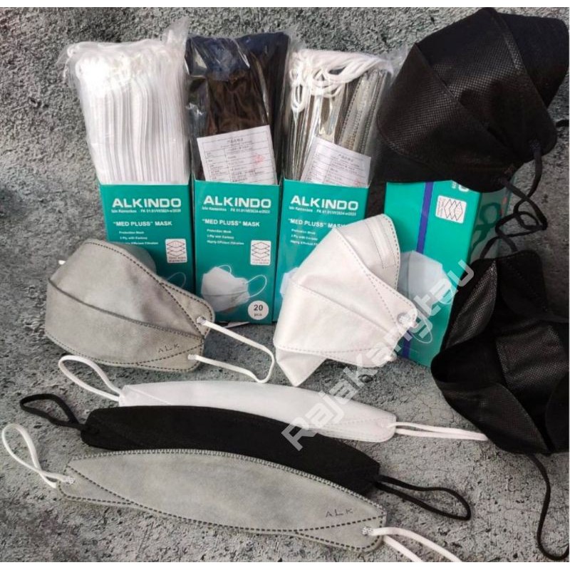 Masker KF94 4D 3ply disposable facemask model 4d kf 94 10 pcs