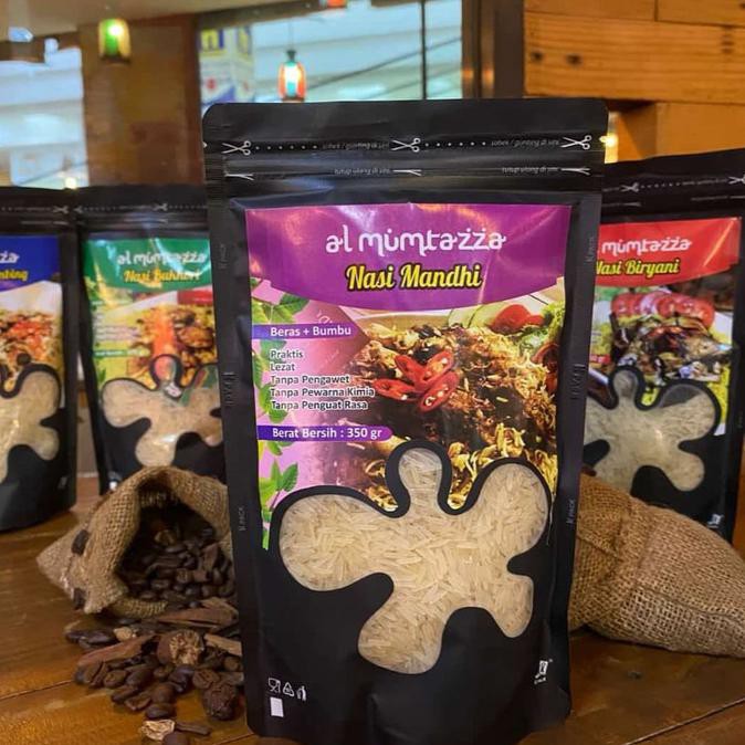 

BERAS- AL MUMTAZZA NASI KEBULI, KABSAH, BUKHORI, MANDY, BIRYANI - KABSAH -UNGGULAN.