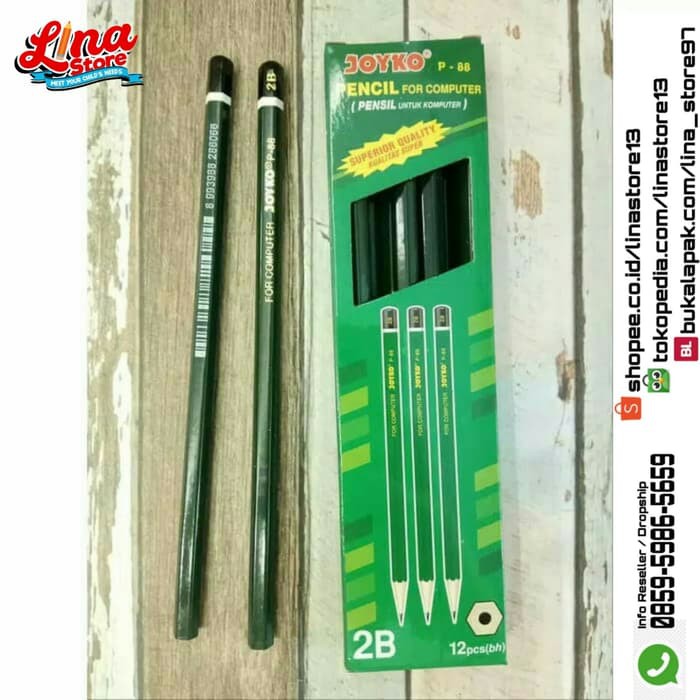 

Pensil Joyko P - 88 / 2B / 1 LUSIN 12PCS
