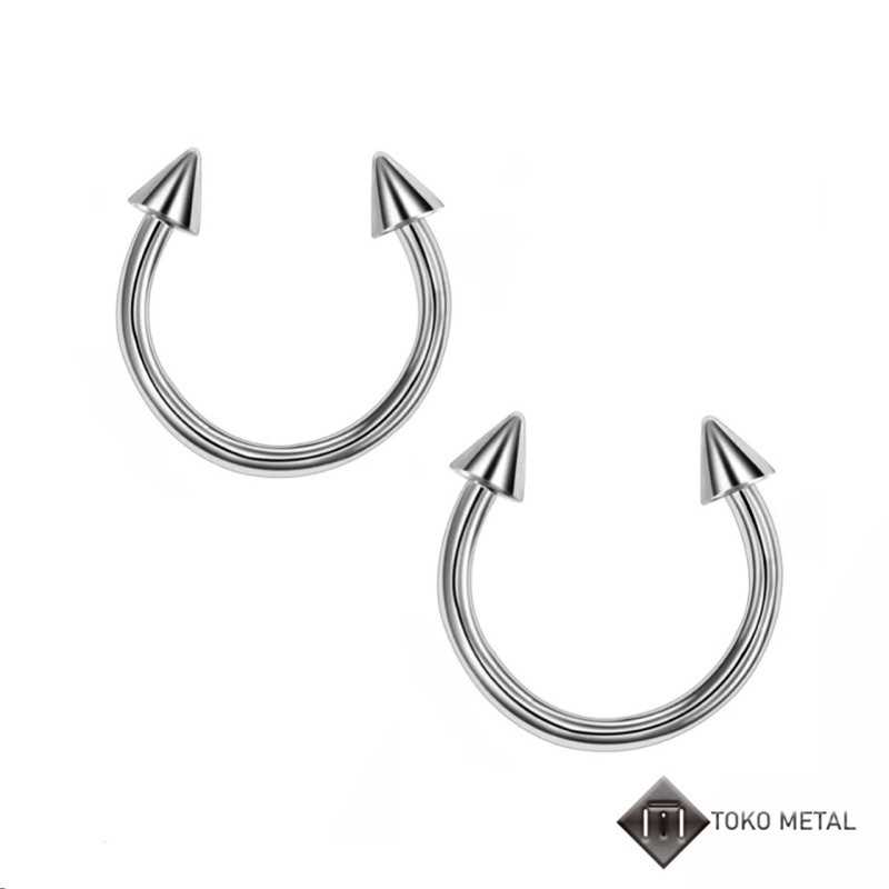 Anting 100% Titanium kualitas Tinggi Pircing C/Tindik Pria &amp; Wanita [ Toko Metal ]